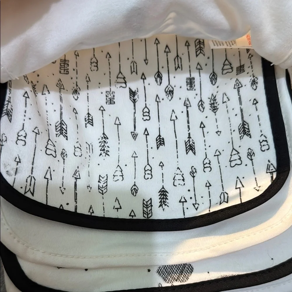 Chick Pea White and Black Bibs Set Adventure Collection
